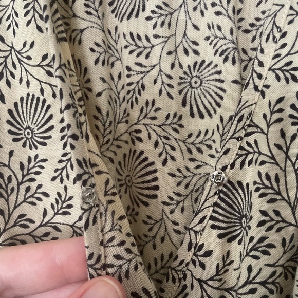 Christy Dawn Floral Maxi Dress in Cream and Brown - Picture 3 of 9